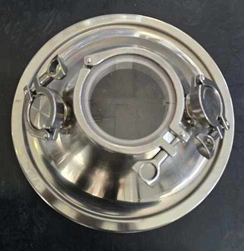 מכסה טריקלאמפ מאובזר. כולל מכסה שקוף , מהדקים ופקקים לשני הפתחים הקטנים