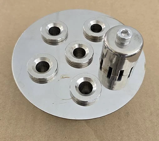 חלון צפיה 4 אינטש פלוס צלחת נירוסטה