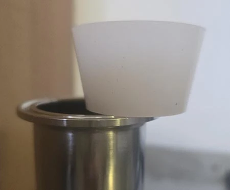 פקק סיליקון לנשם עבור מתאמי 2 אינטש