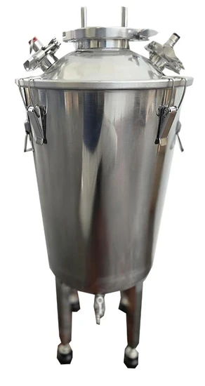 מיכל תסיסה קוני נירוסטה 25 ליטר