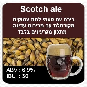 Scotch Ale מתכון מגרעינים בלבד
